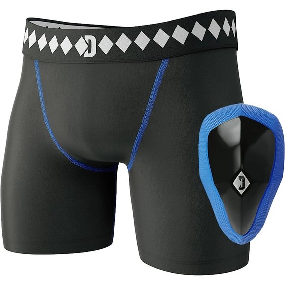 Diamond MMA Compression Jock Shorts and Cup System - Picture 1 of 9